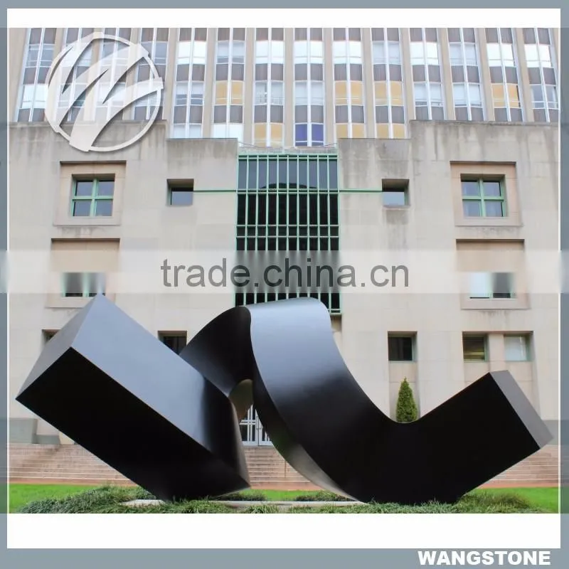 Customized modern outdoor stainless steel sculpture