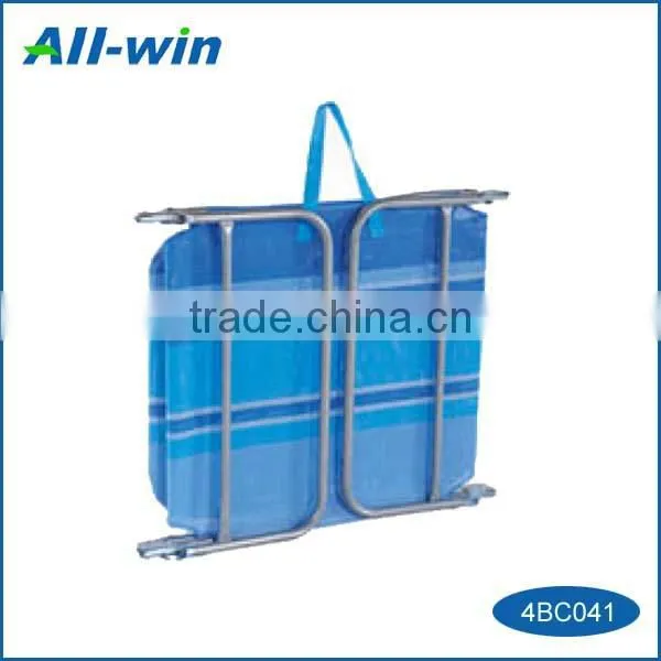 cheap outdoor foldable leisure camping bed, high-quality portable polyester camping bed for sleeping