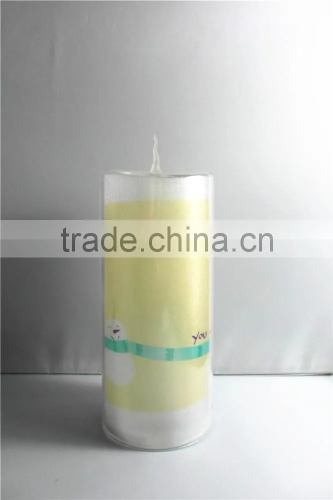 led pillar vintage candles
