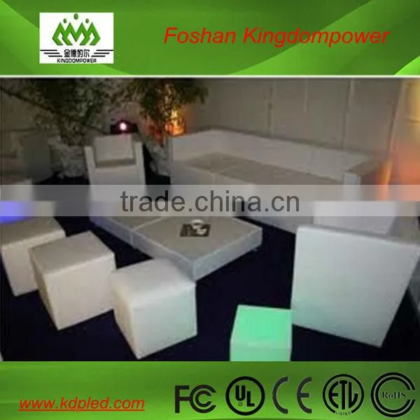 flashing led coffee cube with remote control