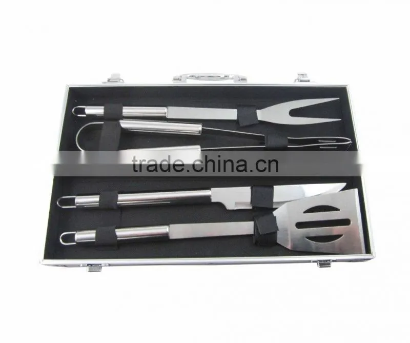 Fashion Item Aluminum Case Stainless Steel BBQ Tool Set