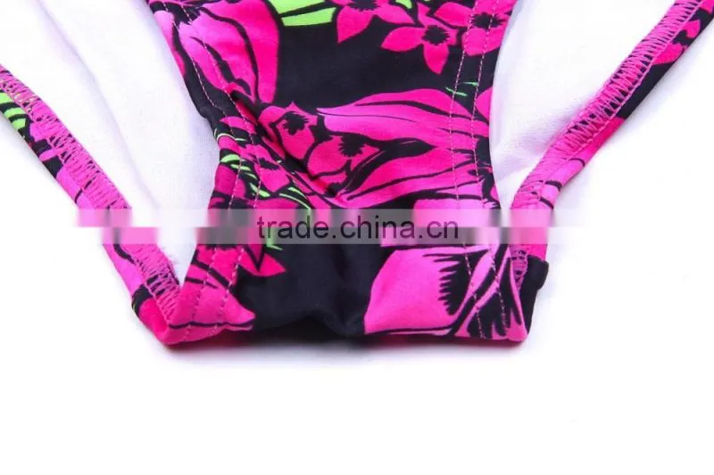 2017 hot sex flower bikini