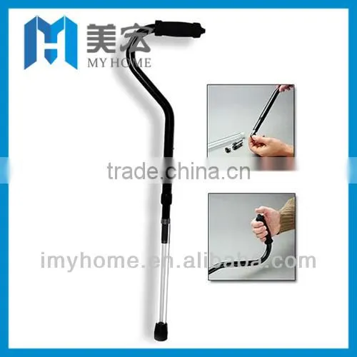 Aluminum walking cane with light