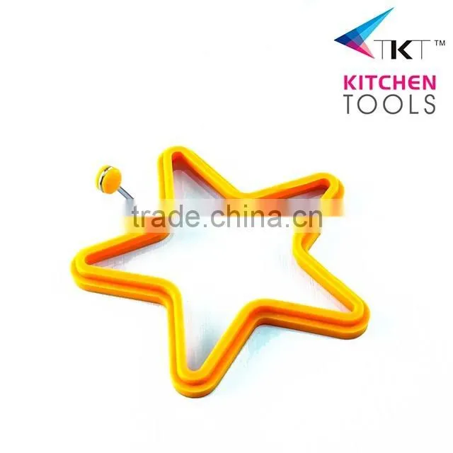 Flower shaped Silicone egg ring egg baking mold egg slicer