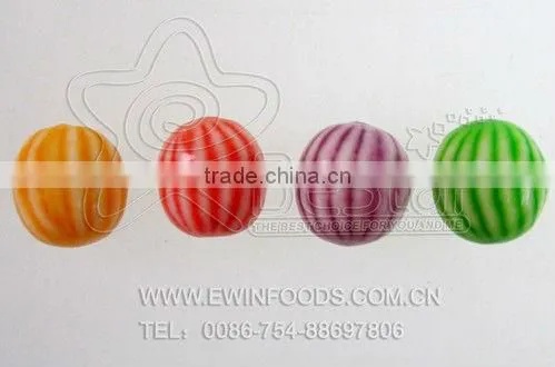 Fruity Flavour Watermelon Shape Bubble Gum