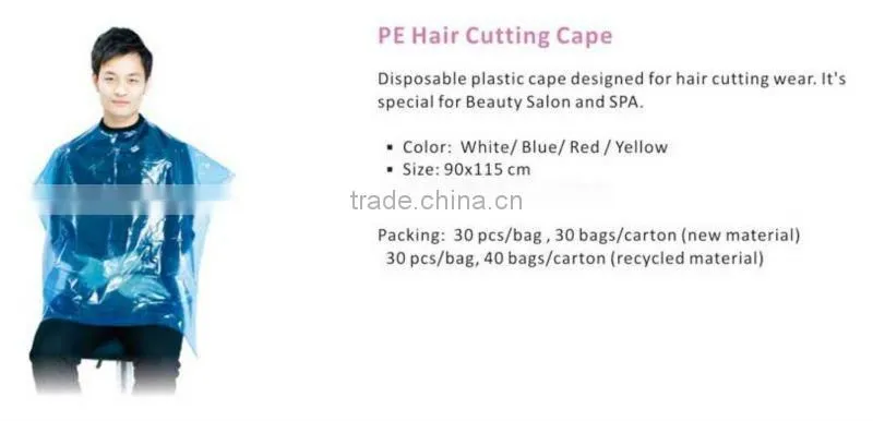 PE Barbers Hair Cutting Cape Gown