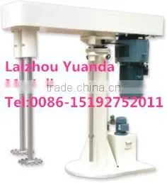 Double Twin Dispersing Shaft Paint Mixer Disperser Dissolver