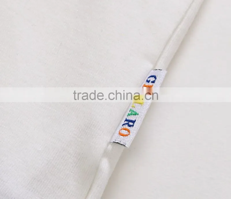 custom men cotton plain printing solid t shirt