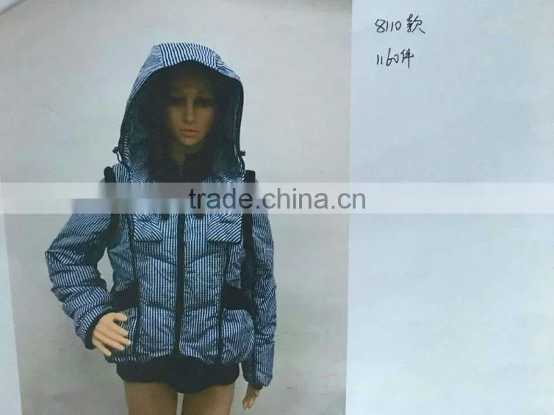 GZY jacket stock lot winter lady jacket life jacket