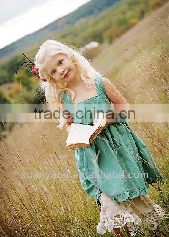 the Jane bloomers, tan, khaki, wide lace trim, ruffle pants, Victorian vintage, period costume, little girls, 2-7