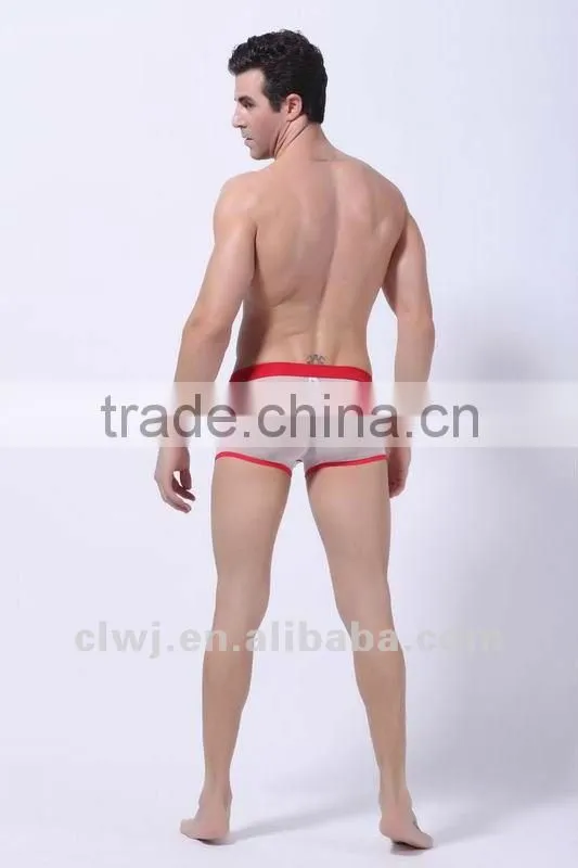 Transparent men's sexy underwear,man string, french mens underwear
