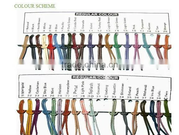 Round leather string