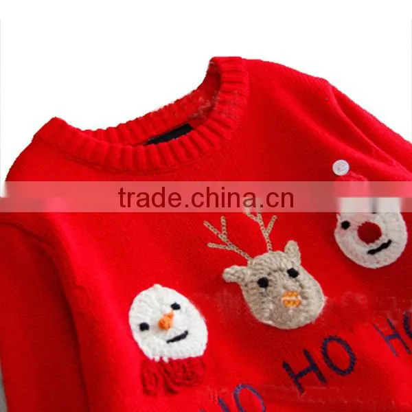 Kids Boy Ugly Christmas Sweater Knitting Patterns Pullover