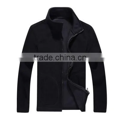 Custom brand design full zipper micropolar sweatshirt