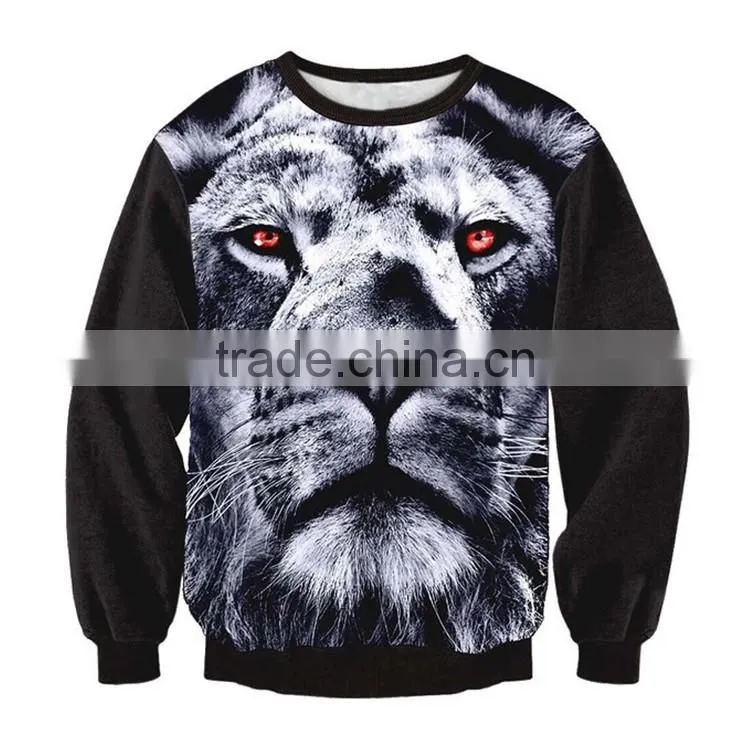 Bulk Cheap Price Custom Sublimation All Over Print Crewneck Mens Sweatshirt