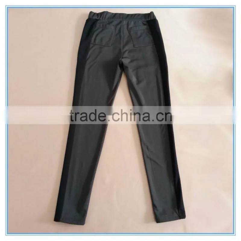 Ladies casual pants;fashion women tight pants stitching foot Leggings pencil trousers;lady sex legging pants hot pants
