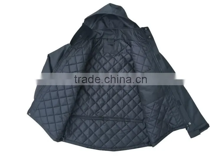 Reflective stripe multi function wear construction work polyester wind breaker jacket