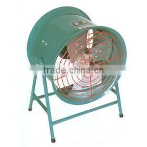 Low noise industrial piping, plant using the axial fan, ventilation fan