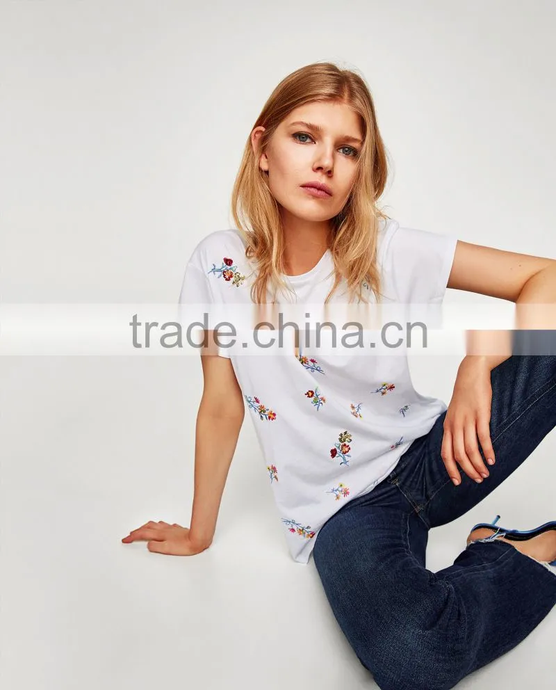 China OEM Service Design Fashionable Style Best-Selling 160g 100% Cotton Short Sleeve O-Neck T Shirt