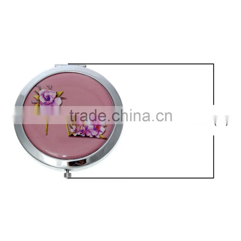 Custom Promotion Round High-Heeled Shoes Compact Mirror Compact Mirror