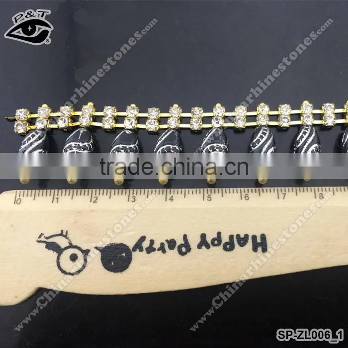 Roll Rhinestone Trimming For Necklace Clothing Crafts DIY Accessories