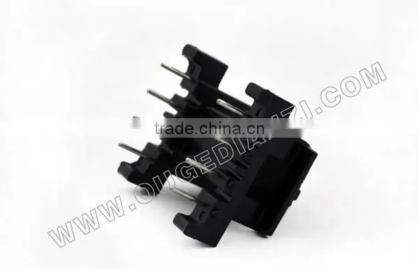 EF2507 horizontal pin 4+4 bobbin for 220v 12v step down transformer bobbin