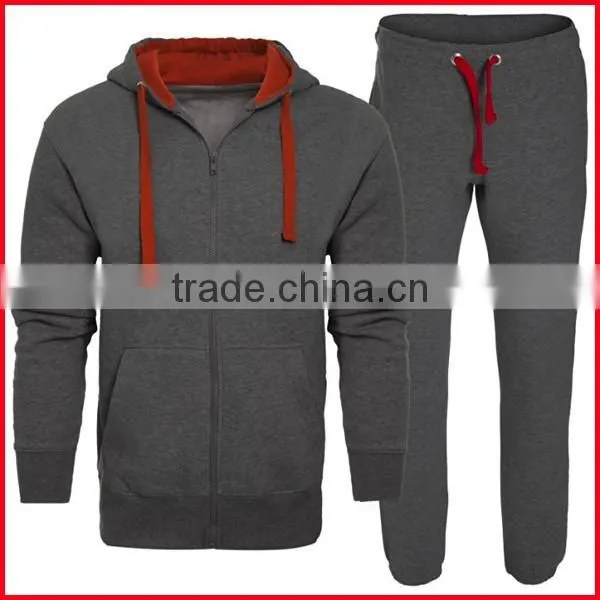 China custom training & jogging wear /men hoodies and pants tracksuit/custom men sport wear tracksuit H-1774