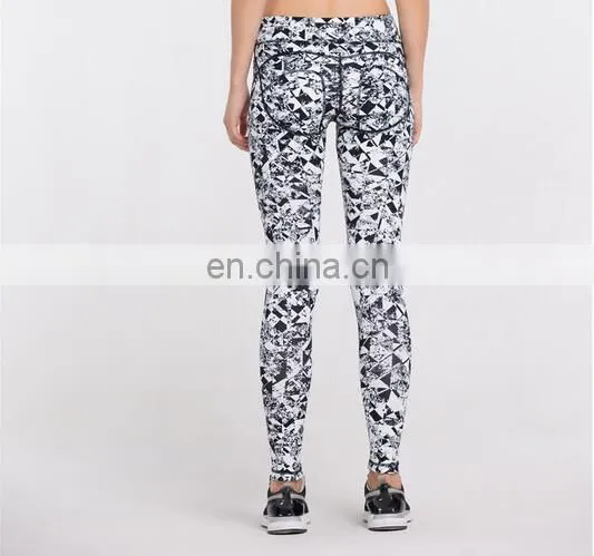 fitness black girls 90% polyester 10% spandex yoga pants wholesale