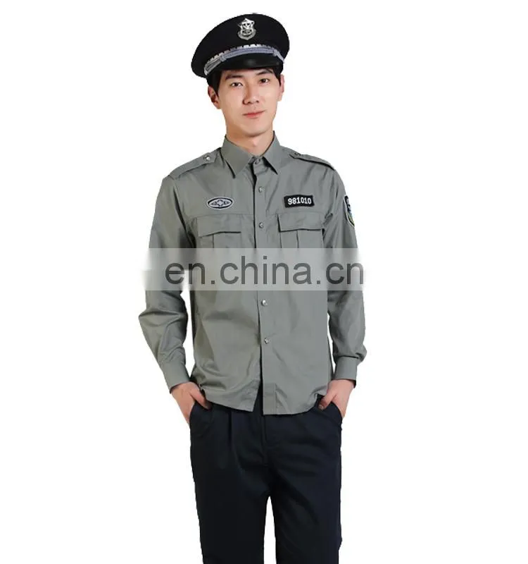 2015 new style security uniform design security guard uniform for wholesale
