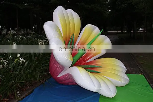 Ningbang giant lighting inflatable led flower for outdoor decoration