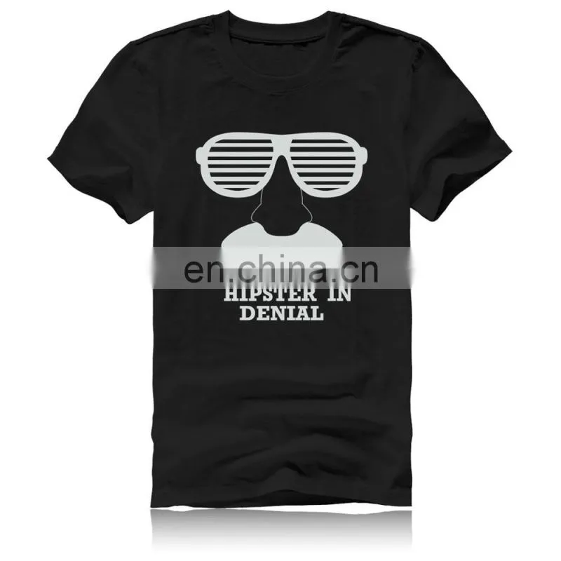 100% cotton Man's black t-shirt
