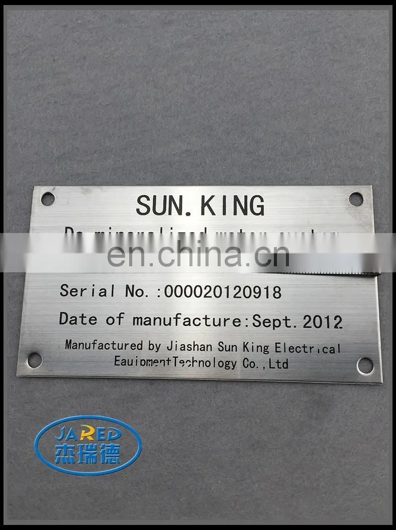 fast delivery and good quality engraved letter brushed nameplate