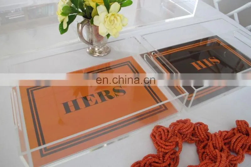 Acrylic Lucite Tray, Acrylic Lucite Serving Tray, Acrylic Gift Ideas