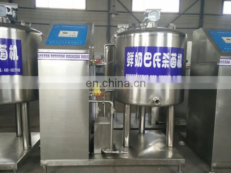 pasteurizing equipment fresh goat milk pasteurizer machine 100L/time 150L/time 300L/time 500L/time 1000L/time