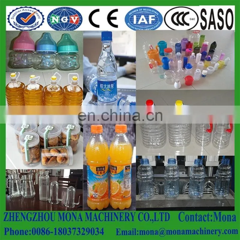 Cheap semi auto PET can making plastic bottle blowing machine price