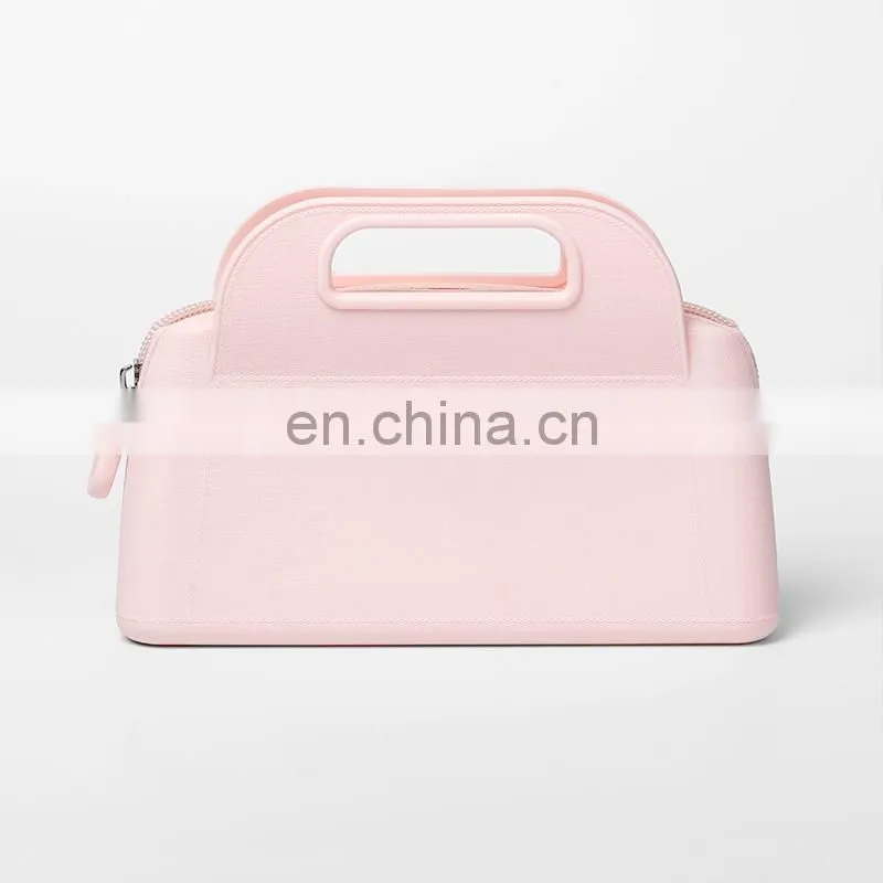 Women Tote Purse Handbag Multi Useful Silicone Cosmetic Pouch Ladies Clutch Wallet