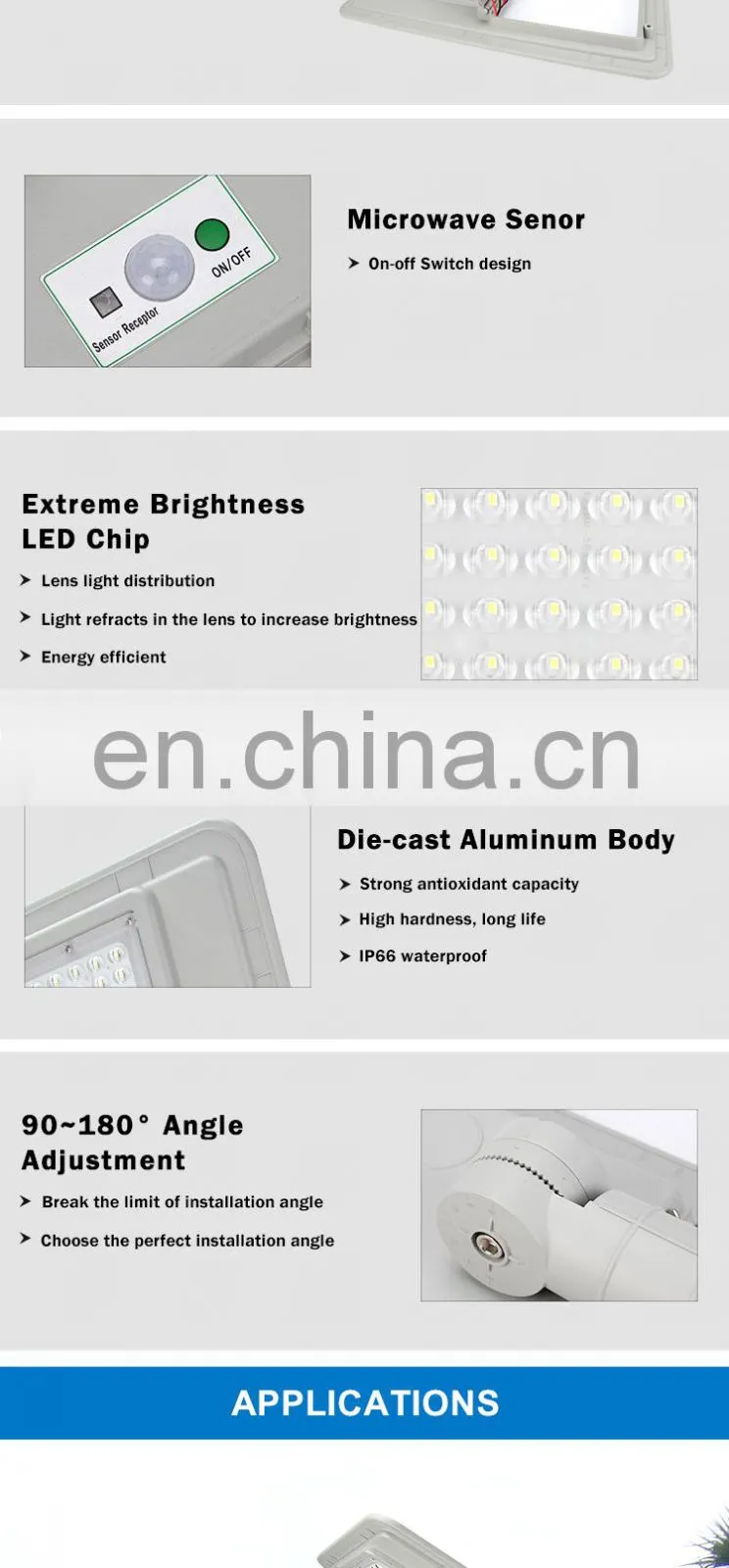 Faner lighting 2020 new all in one solar street light outdoor led ip66 50W 100w 150W 5 years wattery solar street light 100w