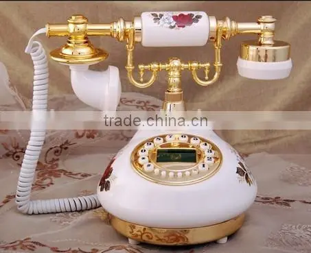 Porcelain chinese style antique telephone
