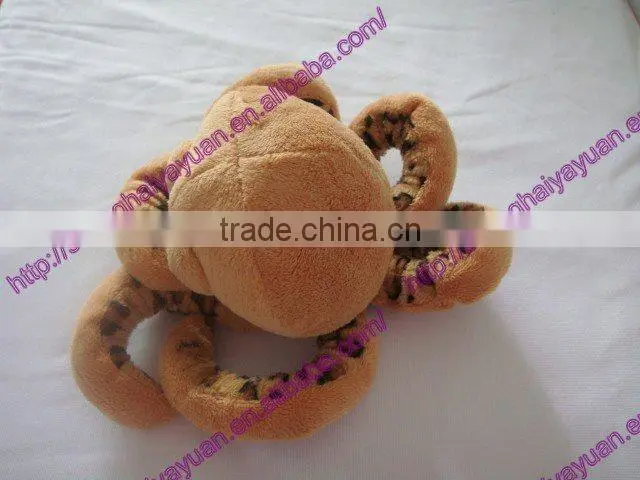 plush seal animal toy brown octopus