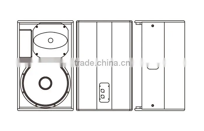 SO-215, trade assurance, 15 inch passive 2-way full range loudspeaker, professional speaker