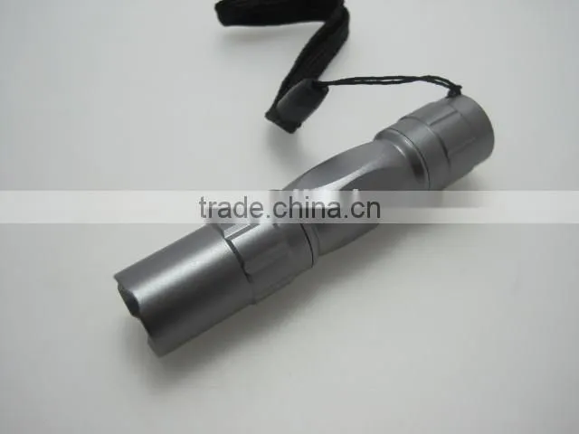1 led portable mini flashlight straw hat aluminum led torchlight