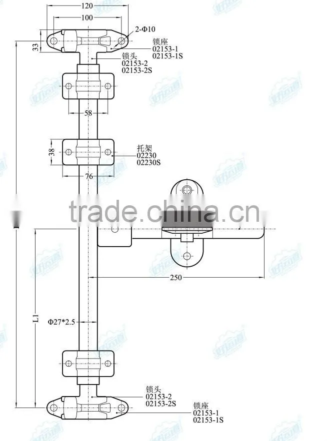 533024 Cold room door lock