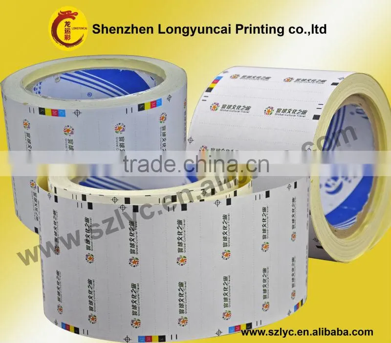 Full color adhesive label printer