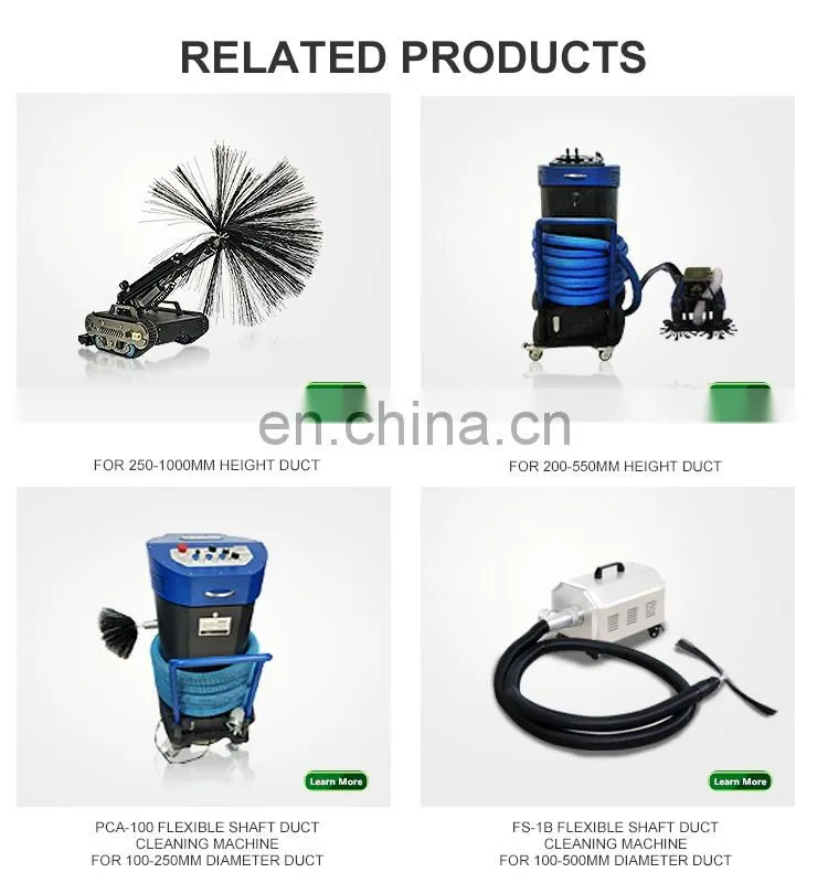 Air Pipe Cleaner Oven Cleaning Machine for Circular Duct