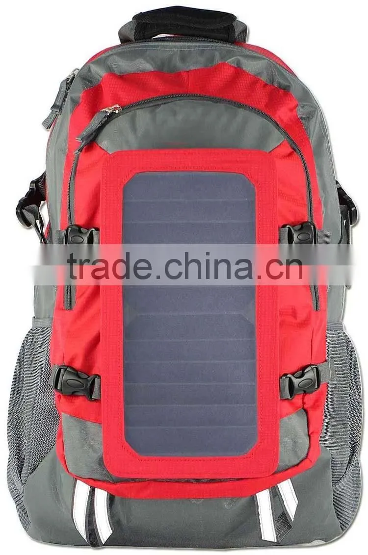 Custom make popular solar backpack,camping military solar backpack,solar hydration backpack