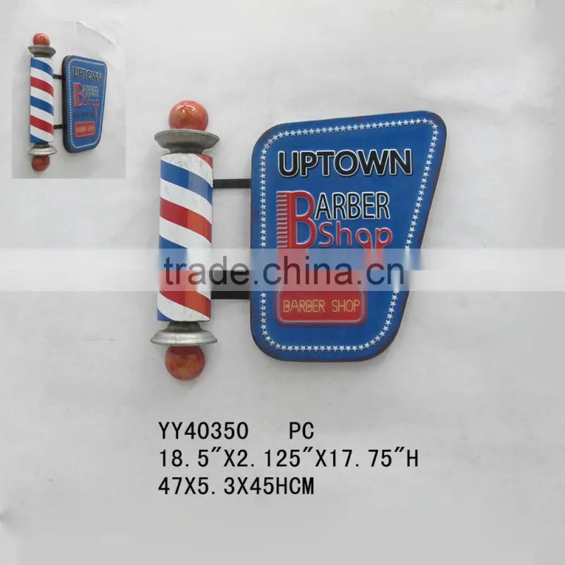 barber shop design wall tin sign, wall decor