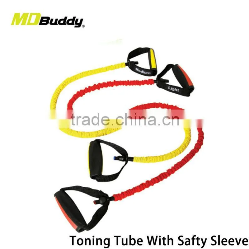 Safe Sleeved Toning Resistance Tube
