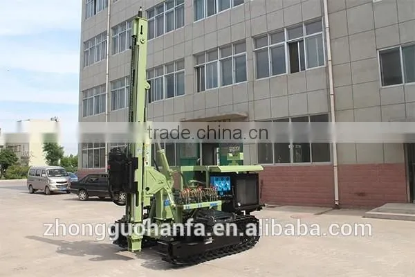 hot selling ! HF130Y small screw drilling rig for solar photovoltaic pile