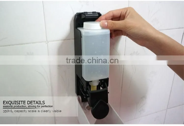 wall mounted hand wash lotion soap dispenser holder 350ml mini sigle manual wash dispenser wholesale soap gel dispenser YK1508