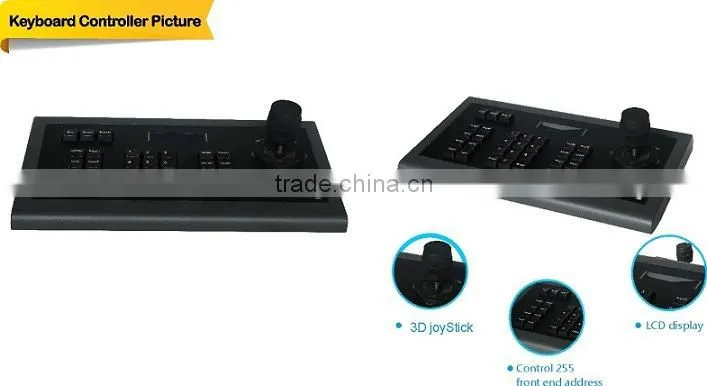 3D PTZ controller, cctv ptz camera keyboard controller